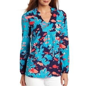 𝅺Lilly Pulitzer Reef Me Up Joyce Top